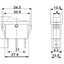 สวิตช์กระดก มีไฟสีแดง KCD3 AC 250V 16A (125V 20A) 13x30mm. 3 Pin SPST ON/OFF Boat Rocker Switch สวิทช์