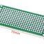 แผ่นปริ๊นอเนกประสงค์ 2 หน้า 3x7cm ไข่ปลา สีเขียว FR4 Double Side Prototype PCB Bread board Universal green 2.54mm Grid DIY Kit