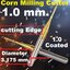 ดอกกัด1.0 mm. 1.0 Coated corn milling cutter 3.175 tungsten steel carbide milling cutter PCB CNC Machine Engraving Cutting