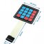 4x4 Matrix Array 16 Key Membrane Switch Keypad Keyboard 4*4 เมทริกซ์คีย์บอร์ด ด้านหลังเป็นสติกเกอร์แปะติดได้