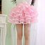 กระโปรงสีม่วง ซ้อนหลายชั้น พลิ้วสวยหวาน
