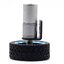ชุดล้อรถขอบยางขนาด 65 มม.พร้อมที่ยึดล้อใช้กับเพลามอเตอร์ 4 มม. 65mm tire smart wheel model for robots, high quality tire, large friction wheel for car