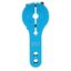 แขนยึดเซอร์โวมอเตอร์ สีน้ำเงิน 25T Metal ALUMINIUM blue color Servo Horn Rocker Arm RC Servo motor