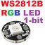 WS2812B RGB LED 1-bit round full-color drive lantern intelligent control module