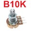 ตัวต้านทานปรับค่าได้ B10K แกนยาว 15mm. 3ขา WH148 Single 3pin handle Shaft length 15mm single potentiometer Linear Potentiometer With Nuts And Washers