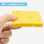 ฟองน้ำเช็คหัวแร้ง แบบวงกลมขนาด 50 มม. หนา 12มม.(1.2 cm.) แผ่นสีเหลือง Welding Cleaning Sponge Pads Tool ฟองน้ำทําความสะอาดหัวแร้ง