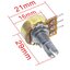ตัวต้านทานปรับค่าได้ B10K แกนยาว 15mm. 3ขา WH148 Single 3pin handle Shaft length 15mm single potentiometer Linear Potentiometer With Nuts And Washers