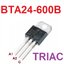 อะไหล่ของแท้ BTA24-600B ไตรแอก 600V 24A Original genuine ST Microelectronics Triac Gate Trigger Current 35mA