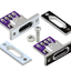 TYPE-C female head PCB USB front and rear panel dual-sided connector TYPE-C female base black