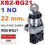 XB2-BG21 key selection switch two gears 1NO 22mm. Key control knob switch