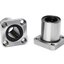 LMK10UU 10mm flange linear bearing 10x19x29 mm seat square flange LMK linear motion bearing linear extension motion slider