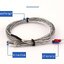 เทอร์โมคัปเปิล M6 screw type length 2 M. Thermocouple K-Type Temperature 0-600C Sensor Probe ยาว 2 เมตร