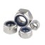 หัวน๊อตสแตนเลส กันคลาย กันหลวม ขนาด M3 สำหรับสรูเกลียวมิล 3 mm. DIN985 M3 Stainless Steel 304 Nylon Self-locking Hex Nuts Locking Slip Lock Nut หัวน็อตล็อค หัวน็อตล็อคกันคลาย