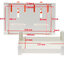 กล่อง PLC ขนาด 145*90*40 mm.ไม่มีรู สีขาว plastic box enclosure electronics plastic housing din rail enclosure electrical cabinet PLC plastic junction box enclosure white color