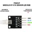 KY-016 RGB 3 Color LED Module for Arduino DIY 3.3 / 5V Three Color 4pin