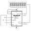 LED Matrix Driver MAX7219 IC Driver Module + LED 3mm Dot Matrix 8x8 ขนาด 30mm x 30mm สีแดง 1088AS