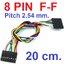 DuPont Cable 20cm 8Pin Female to Female 2.54mm.