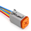 DT04-6P 6 PIN 16AWG 10A Automotive waterproof connector male and female 30CM plug IP65 DEUTSCH Docking harness