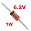 ซีเนอร์ไดโอด 1N4735A 6.2V 1W DO-41 zener diode