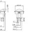 สวิตช์ 2ทาง 4ขา ขนาด 20 mm มีไฟสีแดง. บนกลมล่างเหลี่ยม below the uper circle Round Black Rocker Switch 4 Pin 6A 250V / 10A 125V DPST ON-OFF Snap-in with RED light 20mm Diameter KCD1 สวิทช์กระดก