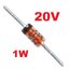 ซีเนอร์ไดโอด 1N4747A 20V 1W DO-41 zener diode