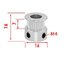 พูลเล่ย์ สายพาน ขนาด 20ฟัน ใช้กับแกนเพลามอเตอร์ 5mm 2GT.ใช้กับสายพาน 6mm, 20 Teeth Timing Pulley Bore 5 mm drive pulley mechanical stepping motor active pulley