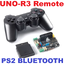 PS2 bluetooth remote control with four-way motor driver expansion board Compatible with Arduino UNO R3