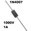 1N4007 1000V 1A Silicon Rectifiers Diode ไดโอด