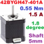 42BYGH47-401A (NEMA 17) stepper motor 42 mm.1.5A 0.55n 1.8 degree engraving machine 3D printer สเตปปิ้งมอเตอร์ สเตปมอเตอร์