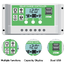 โซล่าชาร์จเจอร์ Dual USB PWM 10A Solar Charge Controller Solar Panel 12V 24V Auto Lithium Battery Lead Acid Battery With LCD Dual USB 5V Output