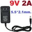 Adapter 9V 2A (2000mA) 5.5*2.1mm switching power supply อะแดปเตอร์