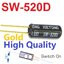 เซนเซอร์ SW-520D ตรวจจับความสั่น เอียง ขาชุบทอง Gold-plated (high quality) Highly Sensitive Metal Ball Angle Tilt Shaking Switch Vibration switch For arduino