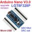 Nano V3.1 upgrade version compatible with arduino Nano V3.0 LGT8F328P improved board development board