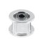 ลูกรอก พูลเล่ย์ รูใน 3mm แบบเรียบไม่มีฟัน ใช้กับสายพาน 6mm 2GT 16T Bore 3mm H-type Aluminum Timing belt Pulley Without Tooth For DIY 3D Printer