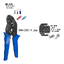 คีมย้ำสายไฟ Crimping Plier SN-02C AWG24-14 (0.25-2.5 sq.mm.) for Non- Insuated Terminal and butt connectors ขั้วไฟฟ้า Clamp