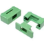 กล่องฟิวส์ PCB 5x20 มม. PCB Mounted cover 5*20 mm. Bayonet Type Fuse Holder With Cover Green Color PCB Terminal Foot