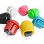 สวิตช์กดติดปล่อยดับ สีชมพู ขนาด 24mm button console micro switch arcade game ปุ่มกดเกม ตู้เกมอาเขต