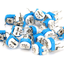 โวลุ่ม เกือกม้า 20K ตัวต้านทานปรับค่าได้ RM065 Trimpot Trimmer Potentiometer adjustable Resistor 20K