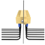 JPA2.5 Pitch 10mm.660V 24A 2PIN through the wall fence high current terminal block