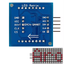 LED Matrix Driver MAX7219 IC Driver Module + LED 3mm Dot Matrix 8x8 ขนาด 30mm x 30mm สีแดง 1088AS