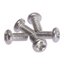 สกรูมิลแฉก GB ชุบนิเกิ้ล M2x12 mm. แพ็คละ 20 ตัว M2 round head cross nickel-plated screw lengthened carbon steel น็อตเกลียวมิล M2*12