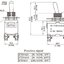 สวิทช์โยก 2 ทาง 4 ขา 16A 250V E-TEN 1221 3Pin DPST 4 Feet 2 Gear Toggle Switch OFF-ON