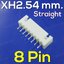 JST XH2.54 ขาตรง 8ขา connector 8Pin Pitch 2.5mm straight Terminal Male Plug socket PCB ขั้วต่อคอนเน็กเตอร์ ตัวผู้