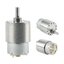 มอเตอร์เกียร์ DC 12V 15 รอบ(RPM) ขนาดเพลา 6mm แกนเพลายาว 15 mm แรงบิดสูง 250 นิวตัน/ซม. 37 มม. Gear Motor JGB37-500