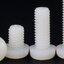 น๊อตพลาสติก ขนาด 3มม. ยาว 10มม. M3*10mm. White Plastic screw Pan Head Cross Round Screw Nylon insulation Bolt length M3x10mm สกรูพลาสติก ไนล่อน ใช้กับเสารอง ไนลอน