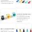 SV1.25-4 หางปลาแฉก สีน้ำเงิน แพ็คละ 20 ตัว SV Series Crimp Terminal Fork Spade Wire Connector Copper Insulated Forked SV1.25