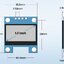 OLED รุ่นใหม่ V2 (สลับขั้ว VCC และ GND ได้) จอขนาด 1.3 นิ้ว 128x64 OLED Display Module Serial I2C Interface สีขาว (colors white) IIC SH1106 12864 1.3นิ้ว 1.3" 1.3inch
