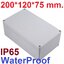 กล่องพลาสติกกันน้ำ F1 ขนาด 200*120*75 mm. ฝาทึบ เนื้อหนาแข็งแรงทนทาน ABS new material high end F-type waterproof IP65 plastic electrical junction box control panel box กล่องกันน้ำ