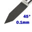 ดอกกัด Carbide PCB Board 45 Degree 0.1mm Engraving Bits CNC Router Tool V-shape Diameter 3.175mm