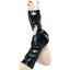 ถุงมือแบบเปิดนิ้ว ผ้ามันเงาเล่นแสง ถุงมือดรัมเมเยอร์ มีสีแดง สีดำ สีเงิน สีทอง